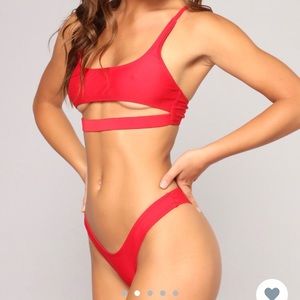 Two piece bathing suit